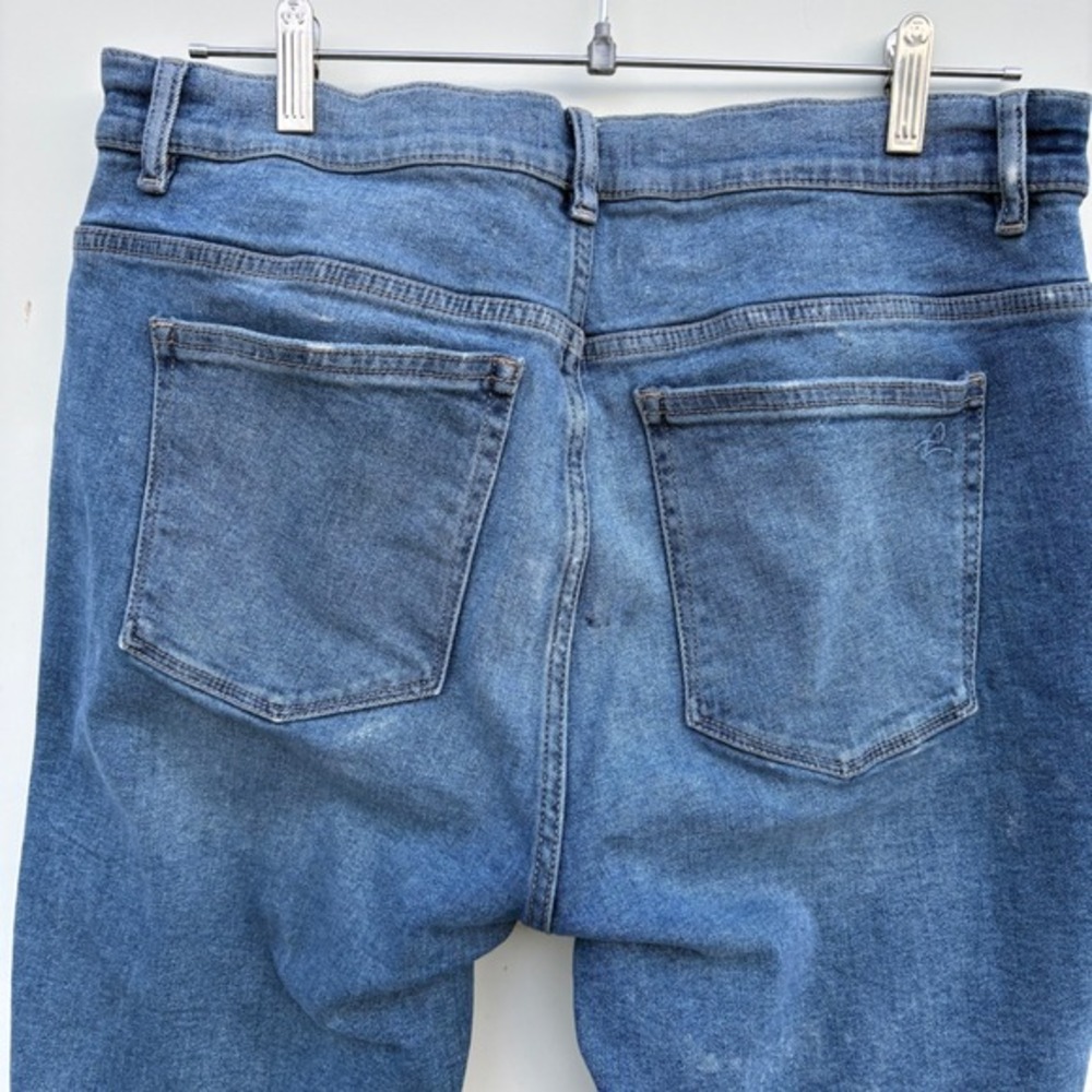 DL1961 Bridget Boot High Rise Instasculpt Crop Jeans Blue DL Vintage Two Tone 31 - Picture 10 of 16